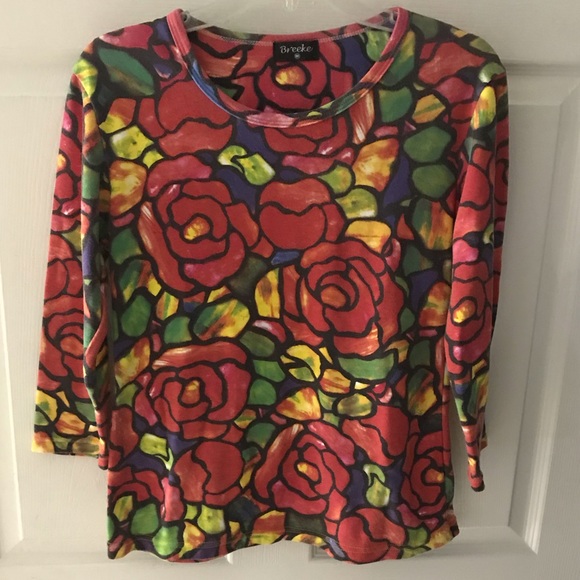 Breeke Floral Top - Picture 1 of 8